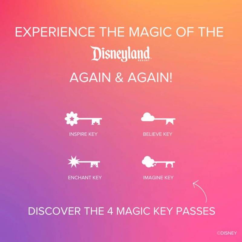 Disneyland Magic Keys