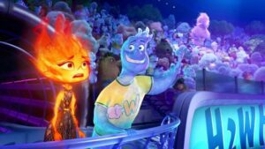 'Elemental' da Pixar estreia em segundo lugar nas bilheterias de fim de ano