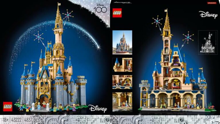 Novo conjunto LEGO Disney Castle será lançado para as comemorações do Disney100