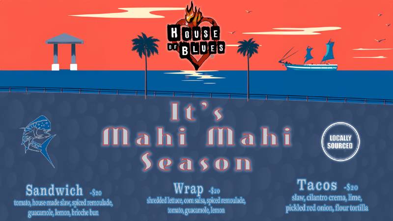 Temporada de Mahi-Mahi no House of Blues