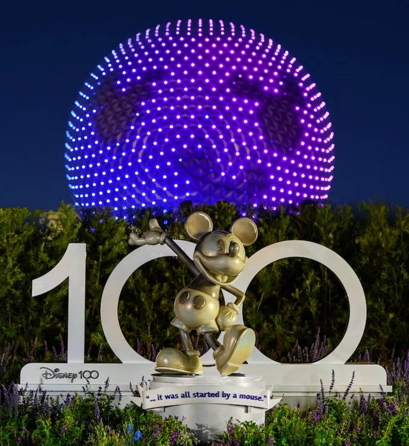 Celebração Disney100 no EPCOT