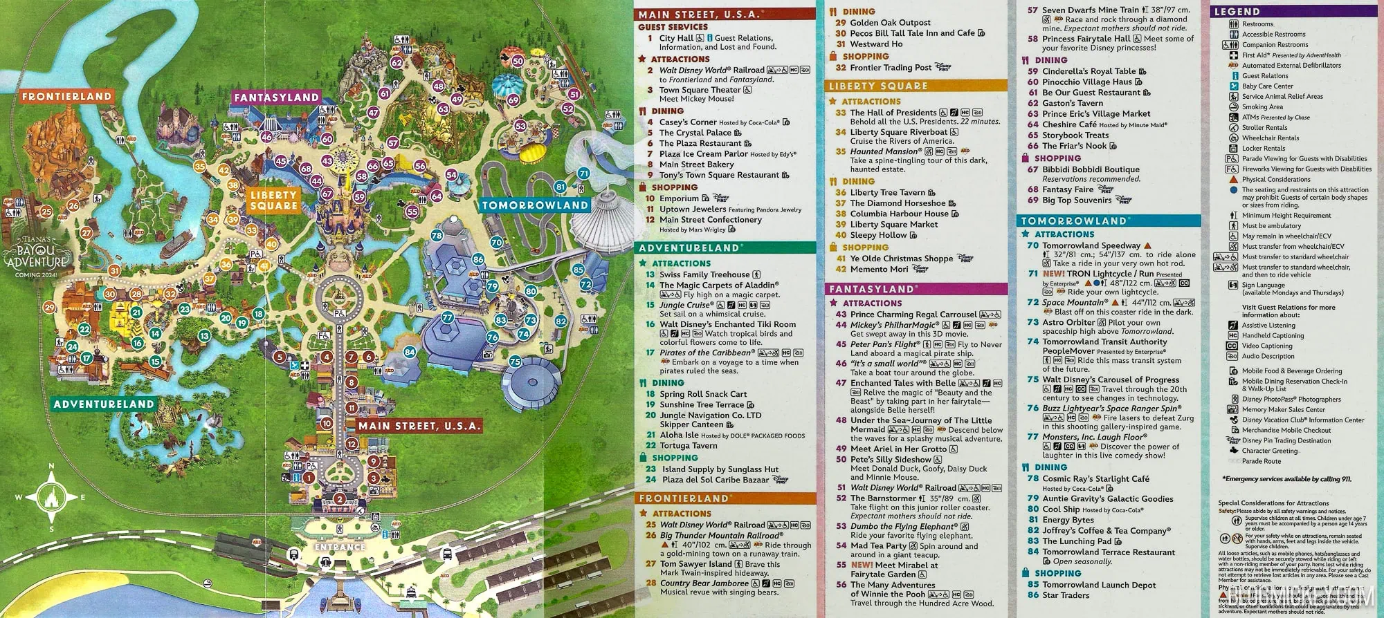 1695091749 117 Novo mapa do Magic Kingdom Park apresenta Tiana e outras
