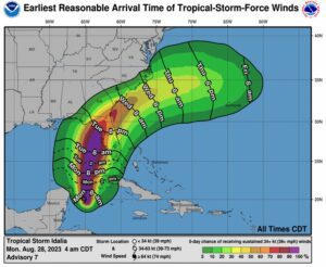 Disney reduz taxas de cancelamento para reagendamento de hóspedes devido ao potencial grande furacão Idalia