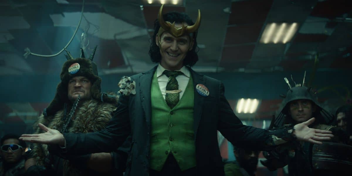 Presidente Loki (Tom Hiddleston).  Crédito: Estúdios Marvel