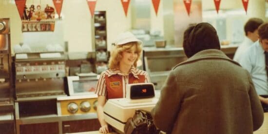 Uniforme do McDonald's em 1978