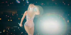 Taylor Swift onstage at The Eras Tour