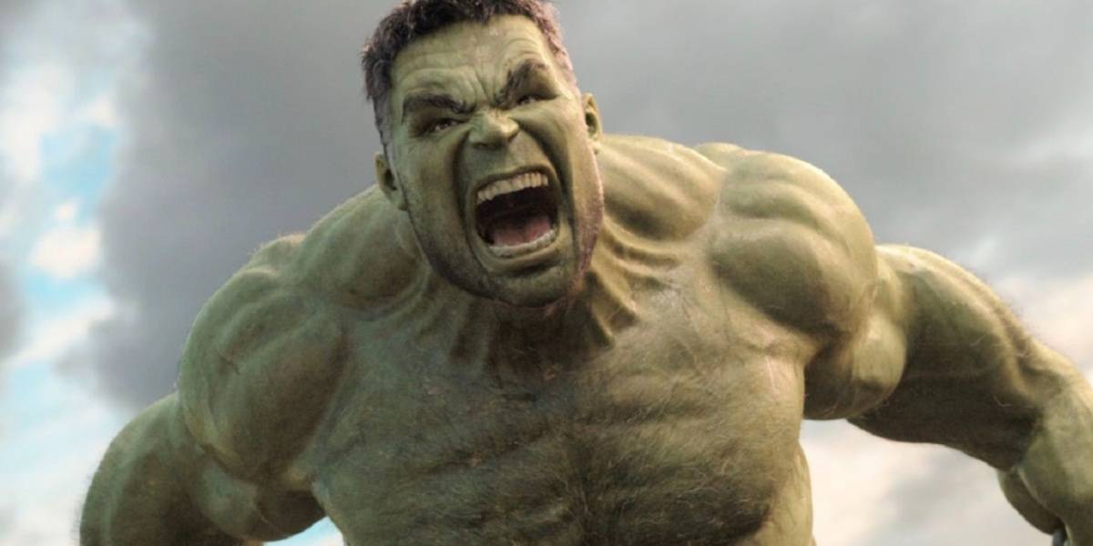 O Hulk de Mark Ruffalo gritando