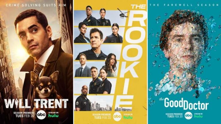 ABC estreia novas temporadas de 'Will Trent', 'The Rookie' e 'The Good Doctor' em 20 de fevereiro de 2024